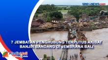 7 Jembatan Penghubung Terputus akibat Banjir Bandang di Jembrana Bali