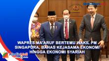 Wapres Maaruf Bertemu Wakil PM Singapura, Bahas Kejasama Ekonomi hingga Ekonomi Syariah