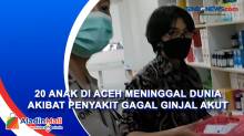 20 Anak di Aceh Meninggal Dunia Akibat Penyakit Gagal Ginjal Akut