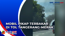 Gas Tabung 12 Kg Meledak, Sebuah Mobil Pikap Terbakar