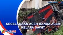 Kecelakaan Tunggal Truk Sawit di Banda Aceh
