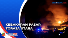 Kebakaran Pasar di Toraja Utara Melalap 7 Kios, Pedagang Nekat Selamatkan Barang
