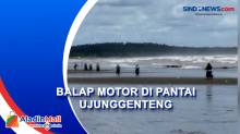 Viral! Balap Motor Lintasan Pasir di Ujunggenteng Sukabumi, Peserta Terpental dan Tertabrak