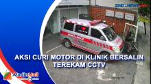 Aksi Maling Motor di Tangerang Selatan Terekam CCTV