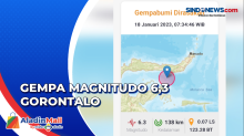 Gorontalo Diguncang Gempa Magnitudo 6,3