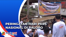 Hari Pers Nasional, Puluhan Jurnalis Gelar Bedah Rumah di Palopo