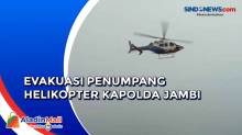 Ransum dan Obat-obatan Dikirim untuk Penumpang Helikopter Kapolda Jambi
