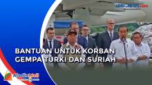 Presiden Jokowi Lepas 140 Ton Bantuan Logistik untuk Korban Gempa Turki dan Suriah