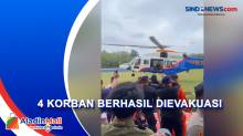 Diangkat dengan Helikopter, Tim SAR Evakuasi 4 Korban Kecelakaan Rombongan Kapolda Jambi