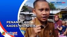 Potongan Rambut Ala Anak Punk, Kades Nyentrik Ini Sapa Warganya di Lombok