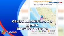Gempa Magnitudo 4,9 Guncang Bengkulu Utara, Terasa Sampai Kota Bengkulu