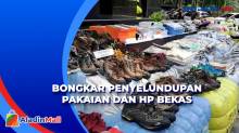 Penyelundupan Pakaian dan HP Bekas Senilai Rp31,7 Miliar Digagalkan Polisi