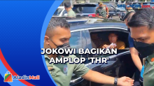 Presiden Jokowi Kunjungi Pasar, Warga Solo Berebut Amplop THR