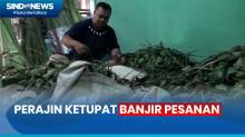 Perajin Ketupat di Bandung Banjir Pesanan H-1 Lebaran