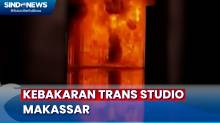 Video Amatir Rekam Suasana di Dalam Mall saat Trans Studio Makassar Terbakar