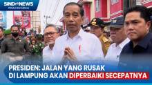 Kunjungan Kerja ke Lampung, Presiden: Jalan yang Rusak akan Diperbaiki Secepatnya