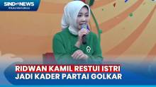 Restu Ridwan Kamil untuk Istri di Partai Golkar