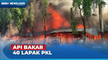 40 Lapak PKL di Pasar Raya Padang Terbakar