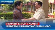 Prabowo Subianto Bertemu Erick Thohir, Beri Selamat Timnas U-22 Raih Medali Emas