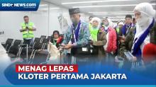 Menag Lepas Kloter Pertama Embarkasi Jakarta di Bandara Soetta