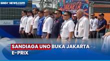 Buka GulaVit 2023 Jakarta E-Prix, Sandiaga Uno Nyanyikan Indonesia Raya Diiringi Marching Band