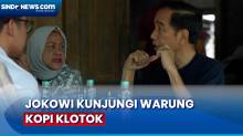Akhir Pekan, Jokowi dan Keluarga Nikmati Menu Warung Kopi Klotok
