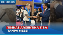 Timnas Argentina Tiba di Bandara Soetta, Tanpa Messi Angel De Maria dan Nicolas Otamendi