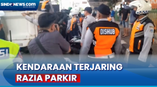 Puluhan Kendaraan Terjaring Razia Parkir Liar di Jakarta Pusat