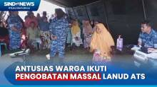 Antusias Ratusan Warga di Ujunggenteng Sukabumi Ikuti Pengobatan Massal Lanud Ats