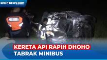 Minibus Terhantam Kereta Api Rapih Dhoho di Jombang, 6 Tewas dan 2 Luka-Luka