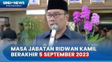 DPRD Jabar Tetapkan Jabatan Ridwan Kamil Berakhir 5 September 2023