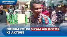Video Viral! Oknum Polisi Siram Air Kotor ke Aktivis PMKRI Maumere Kabupaten Sikka