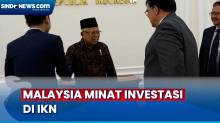 Ketua Dewan Rakyat Malaysia Bertemu Wapres Maruf, Ungkap Minat Investasi di IKN