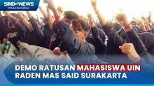 Tolak Putusan Rektor, Ratusan Mahasiswa Duduki Gedung Rektorat UIN Raden Mas Said Surakarta