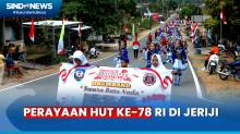 Meriahkan HUT Ke-78 RI, 25 Tim Ikut Pawai Barisan dan Karnaval  di Desa Jeriji