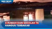 Api Lalap 4 Rumah dan Sekolah TK di Sawangan, Diduga Akibat Korsleting