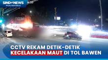 Video Detik-Detik Kecelakaan Maut di Exit Tol Bawen Semarang