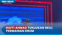 Raffi Ahmad Buka Acara Indonesia Television Awards 2023 dengan Permainan Drum