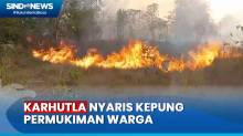 Karhutla Nyaris Kepung Permukiman Warga di Kabupaten Banjar Kalsel