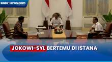 Momen Jokowi dan Syahrul Yasin Limpo Bertemu di Istana Merdeka