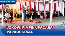 Parade Senja di Kemhan, Jokowi Pimpin Upacara