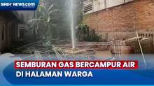 Penghuni Kontrakan Mengungsi, Ada Semburan Gas Bercampur Air di Bogor