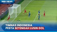 Pesta Gol, Timnas Indonesia Bantai Brunei Darussalam 6-0