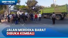 Jalan Merdeka Barat Dibuka Kembali setelah Ditutup akibat Demo