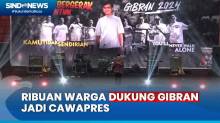 Ribuan Warga Deklarasi Dukung Gibran Jadi Cawapres di GOR Jatridiri Semarang