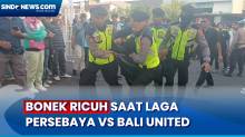 Bonek Ricuh saat Laga Persebaya vs Bali United di Stadion I Wayan Dipta, Ini Pemicunya
