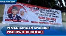 Spanduk Prabowo-Khofifah Bertebaran di Jombang Jelang Pengumumnan Cawapres