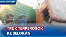 Kontainer Terpental dan Timpa 2 Pengendara Motor di Makassar, Diduga Rem Blong