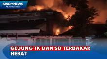 Api Berkobar Hebat, Hanguskan Gedung TK dan SD Sumbangsih di Pancoran