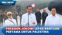 Diangkut 3 Pesawat, Bantuan Pertama Indonesia untuk Palestina Dilepas Presiden Jokowi